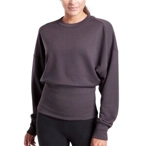 Athleta | Potrero Ribbed Waist Dolman Sweatshirt - Athletic designer top casual